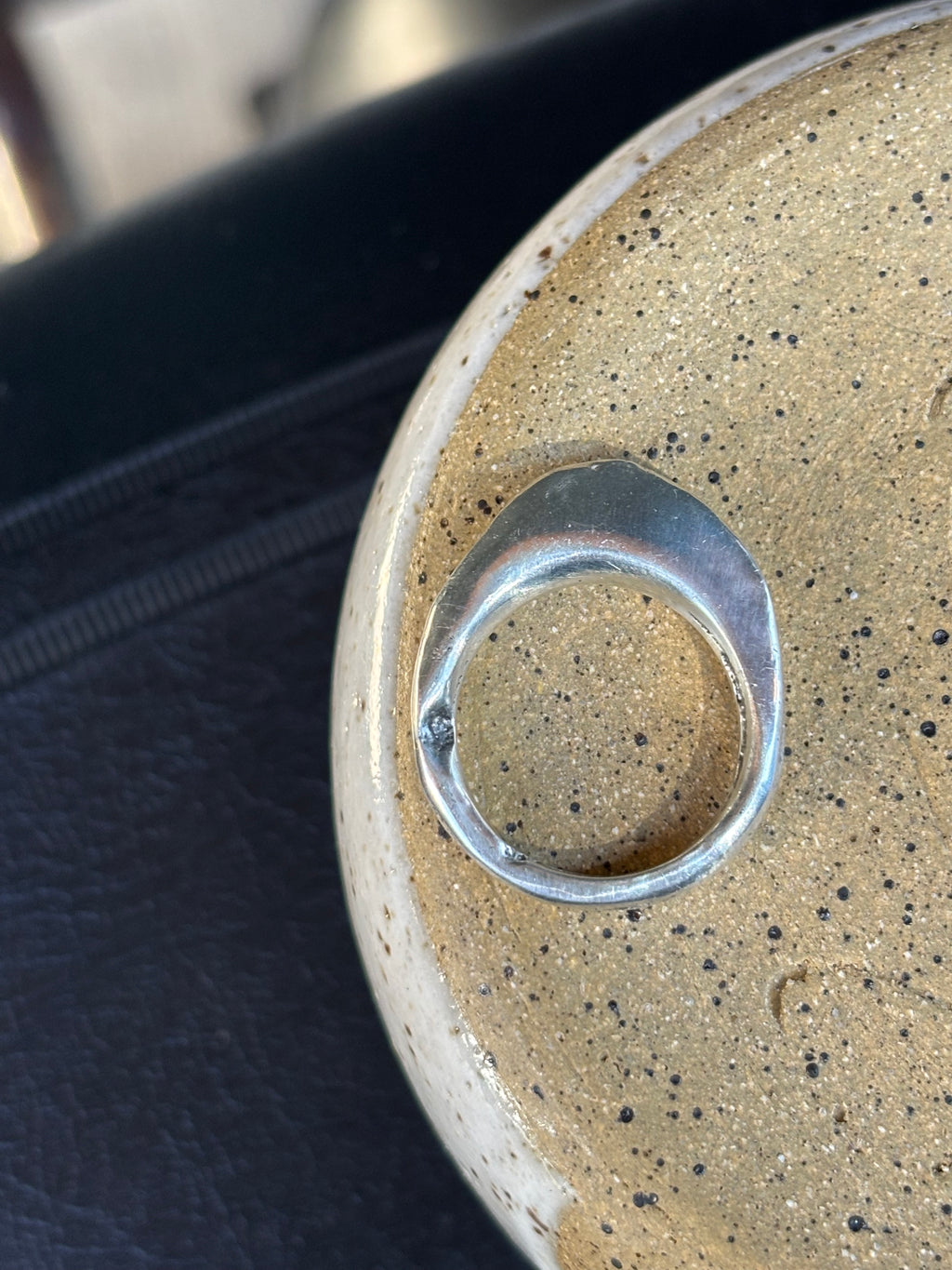 organic sterling ring, wax carved sterling ring
 bronze ring, organic bronze jewelry, weighty ring, weighty gold ring, wax carved gold ring