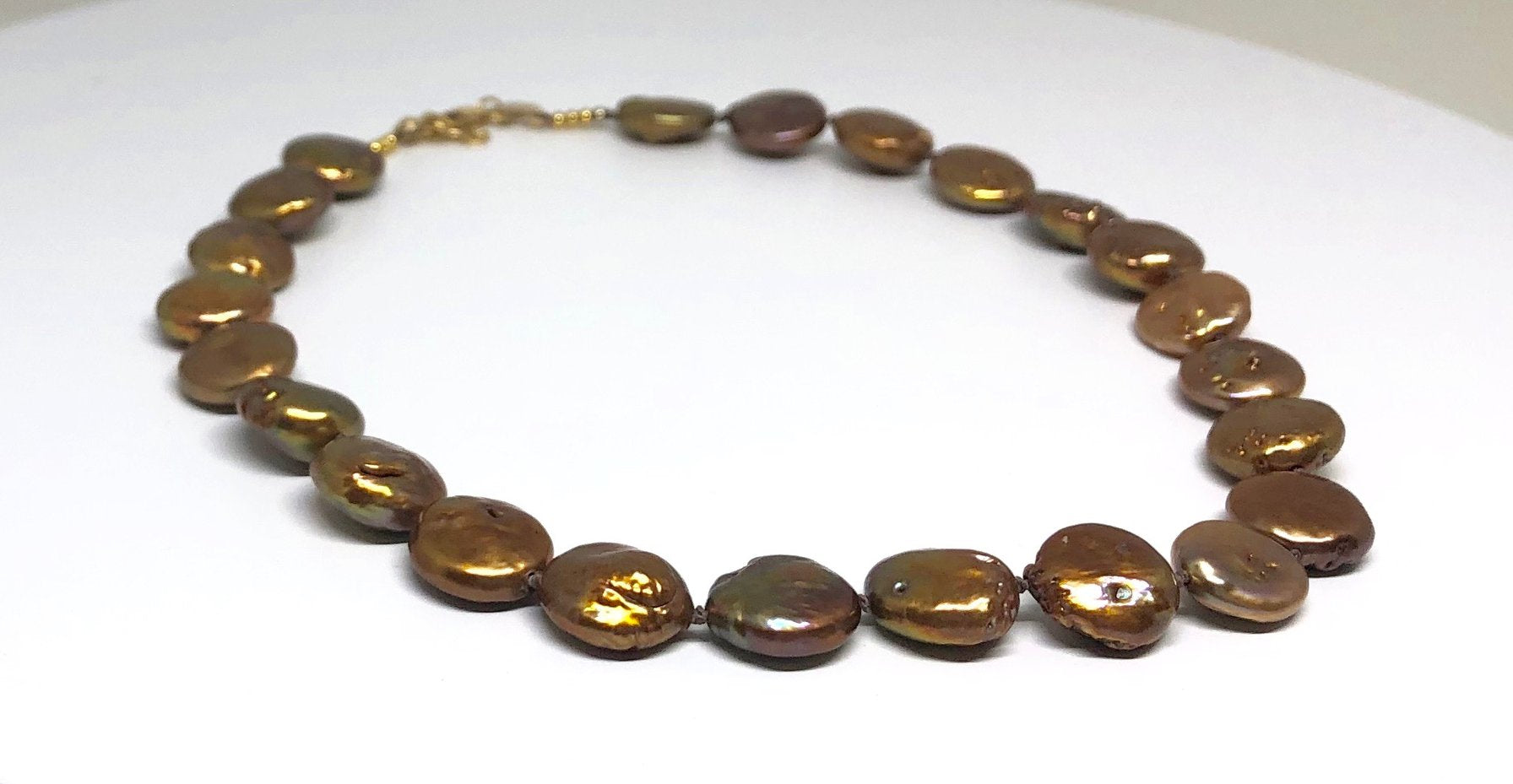 Copper Pearl Necklace
