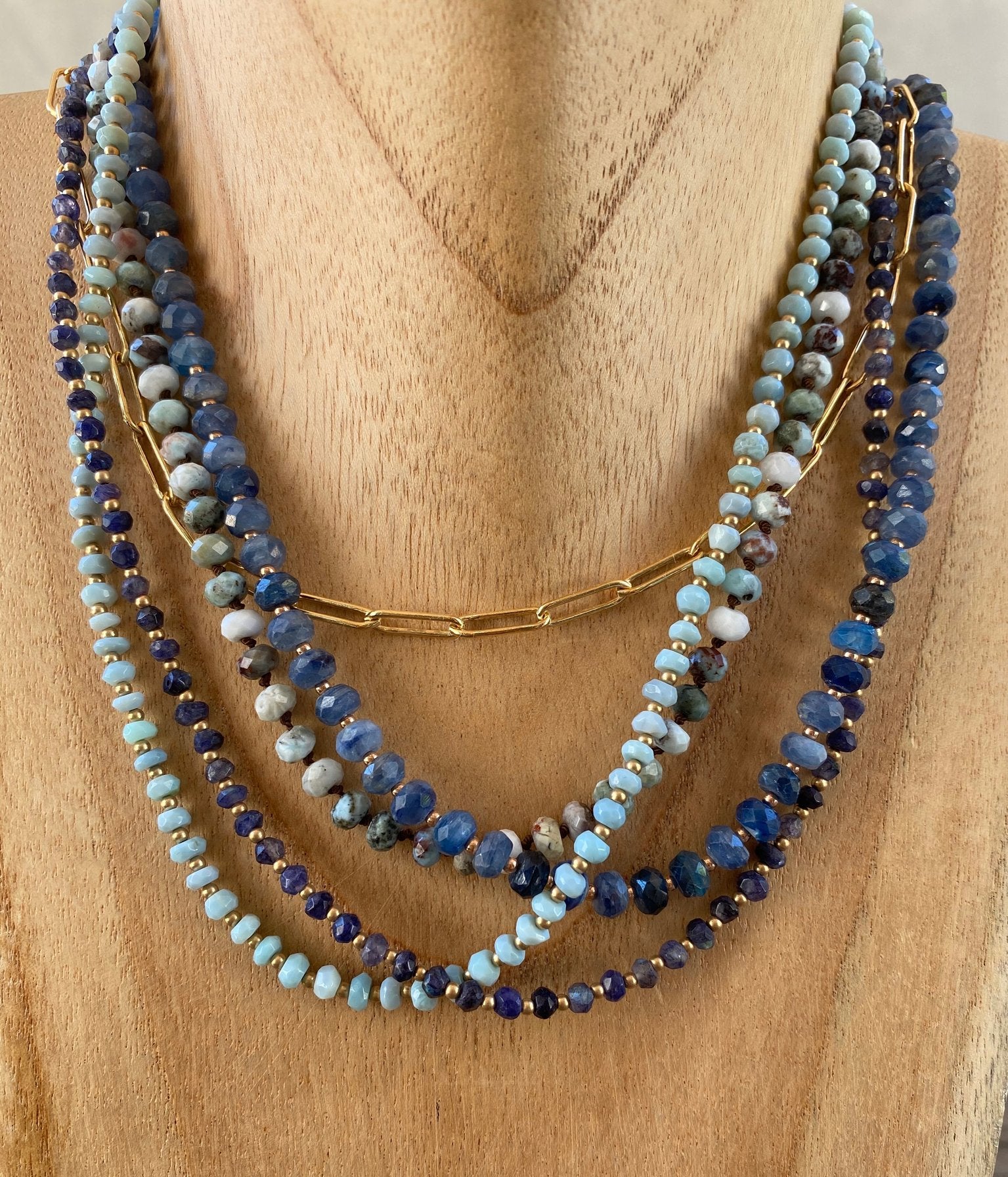 Blue Opal Necklace