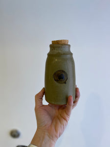 Green Vessel w/ Cork