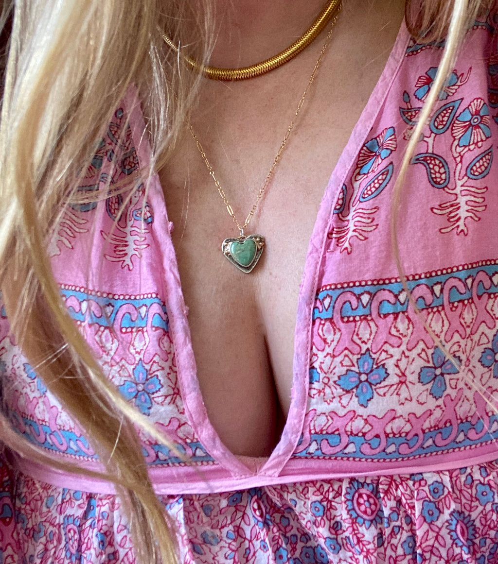 turquoise heart