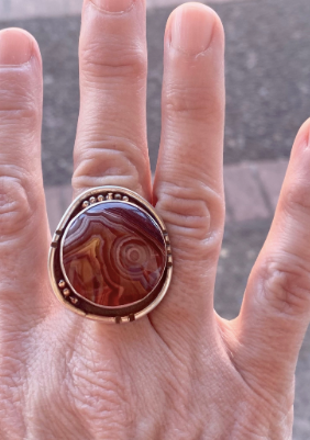 Jupiter themed jewelry, planetary jewelry, Jupiter ring,  planet themed ring, celestial jewelry