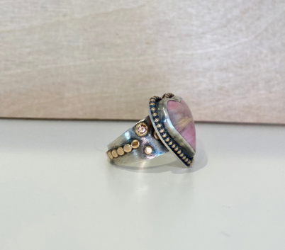 Pink Heart Ring
